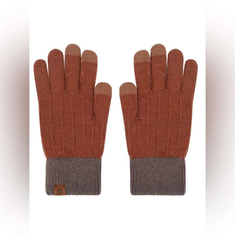 Warm Knitted Touchscreen Gloves